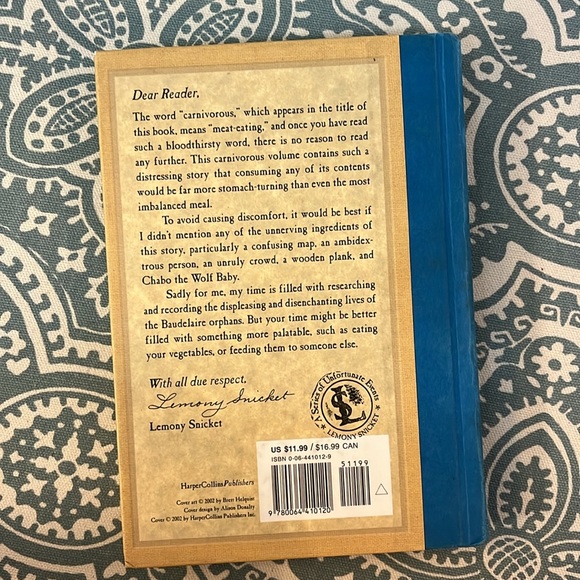 A Series of Unfortunate Events Book the 9th Carnivorous Carnival - Picture 2 of 8